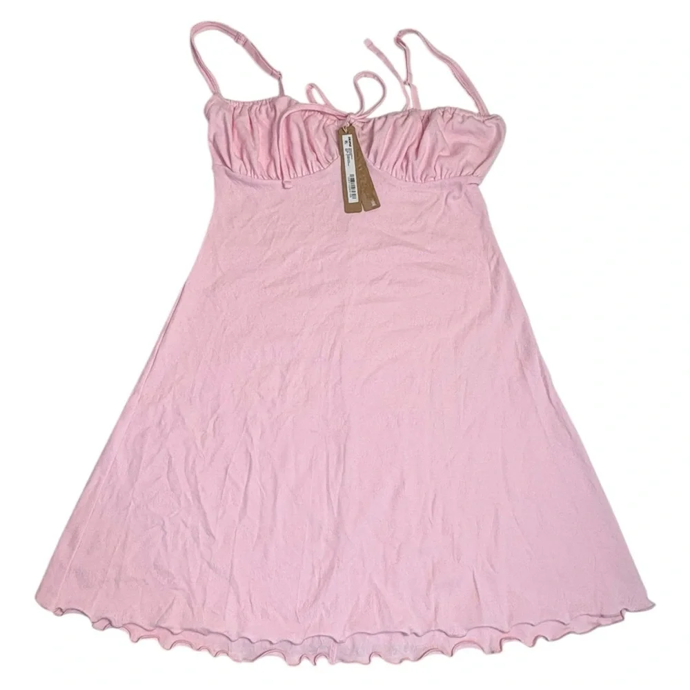 SKIMS Pointelle Mini Dress | Cherry Blossom | S | NWT - Picture 4 of 6